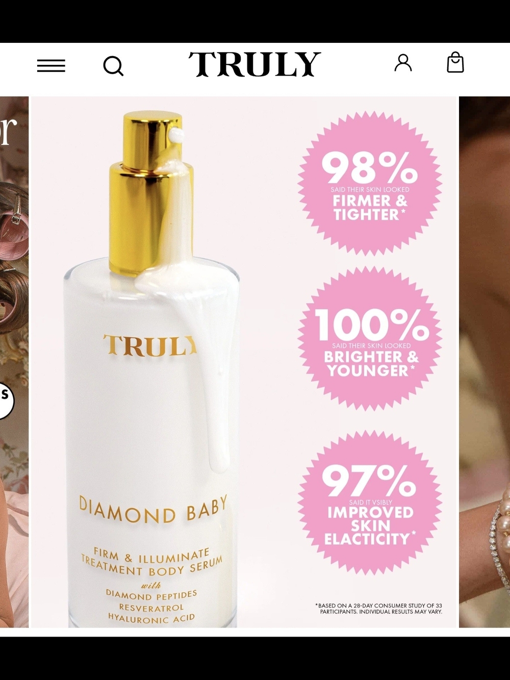 TRULY Diamond Baby Body Serum - Gold & Silver - Picture 5 of 8